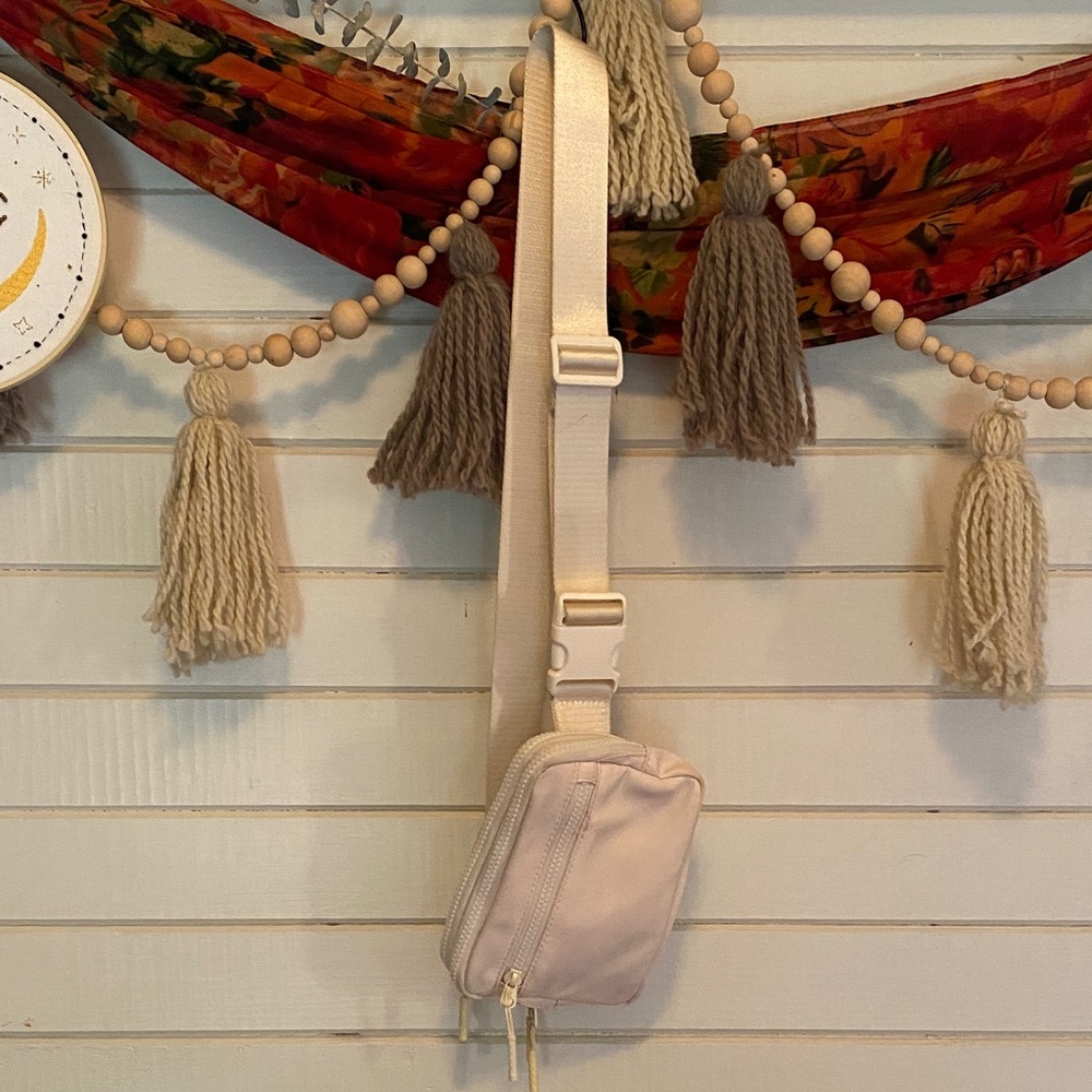 Cream Crossbody Bag